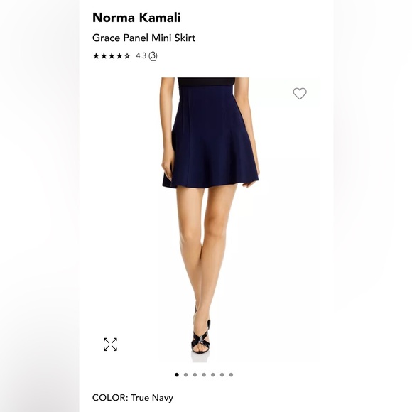 Norma Kamali grace mini skirt size smallll - Picture 5 of 12